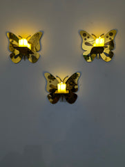 Butterfly Candle Decoration Set (3-piece set)